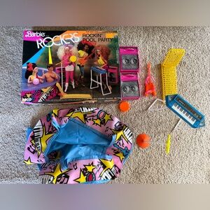 Vintage Barbie - 80s Barbie and the Rockers Rockin Pool Party